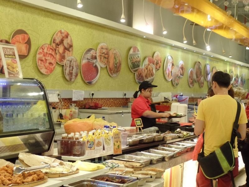 Foodcourt in Berjaya Times Square Mall