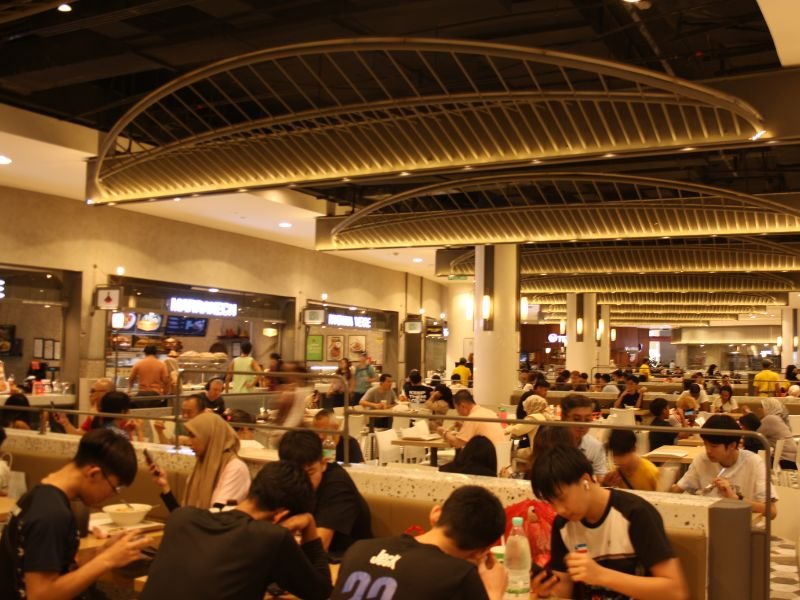 food court in pavilion mall kuala lumpur - foodie adventures in kl