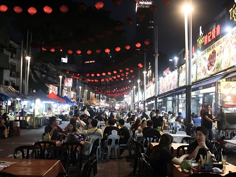 jalan alor food street in kl